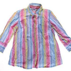 Maternity Announcements Striped Shirt - Size S